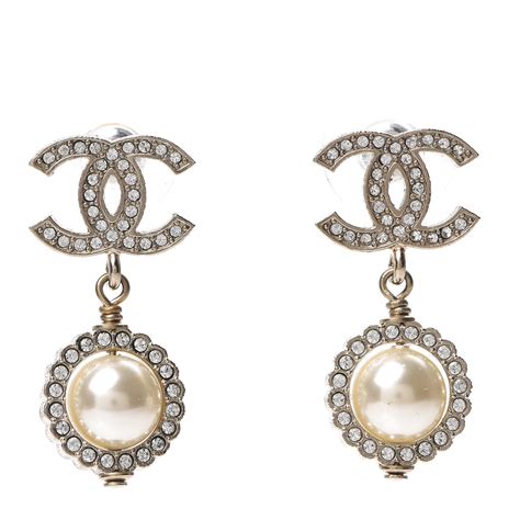 chanel pearl earrings price|chanel earrings for cheap outlet.